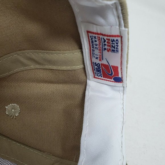 Vintage NBC Sports Sports Specialties Strapback Baseball Hat Cap Mens OS Tan - Picture 5 of 5